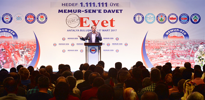 'Evet', millet iradesinin inşa ruhsatıdır 
