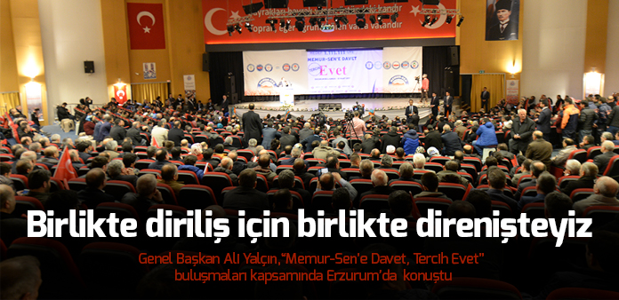 Birlikte diriliş için birlikte direnişteyiz