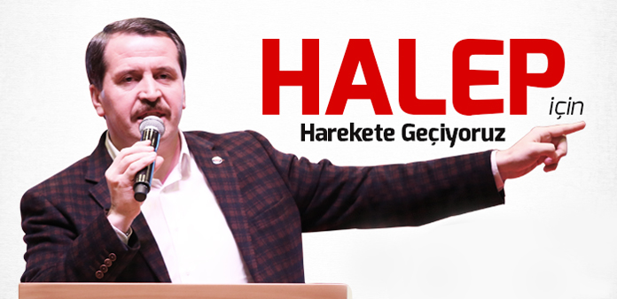 Halep için eylem planı başlatıyoruz