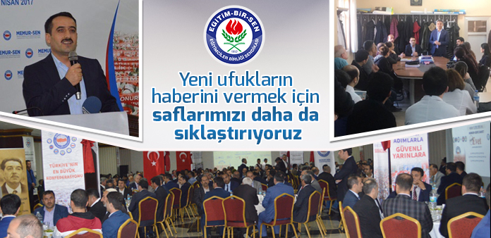 Yeni ufukların haberini vermek için saflarımızı daha da sıklaştırıyoruz