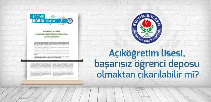 Açıköğretim lisesi, başarısız öğrenci deposu olmaktan çıkarılabilir mi?