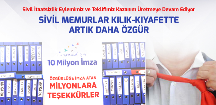 Sivil memurlar kılık-kıyafette artık daha özgür