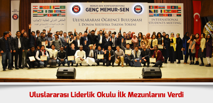 Uluslararası Liderlik Okulu ilk mezunlarını verdi