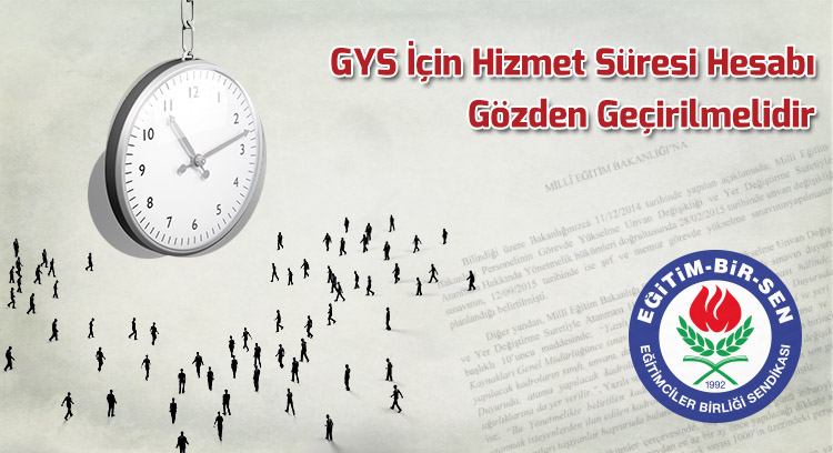 GYS İçin Hizmet Süresi Hesabı Gözden Geçirilmelidir 