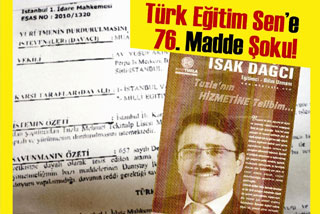 >TES’e 76. Madde Soku!
