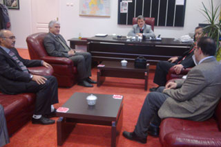 >Rektör Yardimcisi Recep Toparli’yi Ziyaret Ettik