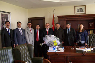 >Gebze Yüksek Teknoloji Enstitüsü Rektörü Prof. Dr. Sahin’e Ziyaret