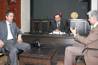 >Yerel Televizyon Yöneticileri Ziyaret Edildi