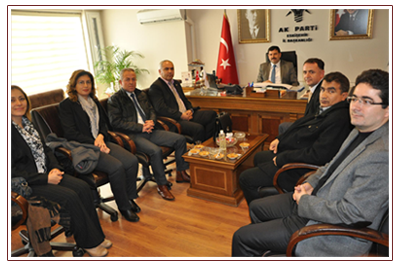 >AK Parti İl Başkanı Süleyman Reyhan Ziyaret Edildi