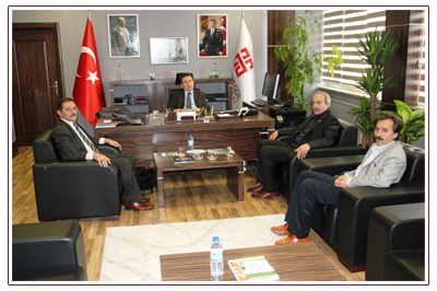 >Abdullah Gül Üniversitesi Rektörü Sabuncuoğlu Ziyaret Edildi