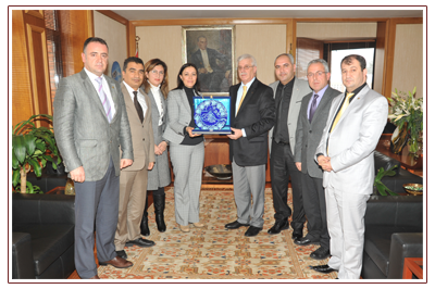 >Anadolu Üniversitesi Rektörü Davut Aydın Ziyaret Edildi