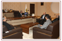 >BOÜ Rektörü Recep İleri Ziyaret Edildi