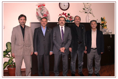 >Erciyes Üniversitesi Rektör Yardımcılarına Ziyaret