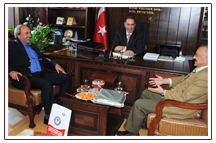 >Kocasinan Kaymakamı Mustafa Hotman’a Ziyaret