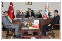 >Rektör Reha Metin Alkan Ziyaret Edildi