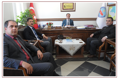 >Tatvan Kaymakamı Erkan’a Destek Ziyareti