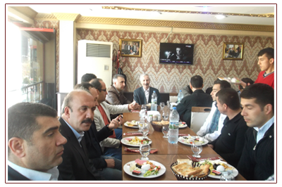 >Üyelerimiz Kahvaltılı Toplantıda Buluştu