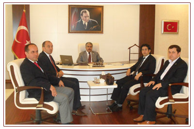 >Vali Ali Çınar’a Ziyaret