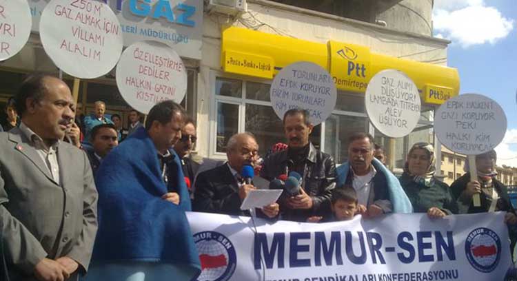 >Kotalı Doğalgaza Sobalı Eylem 