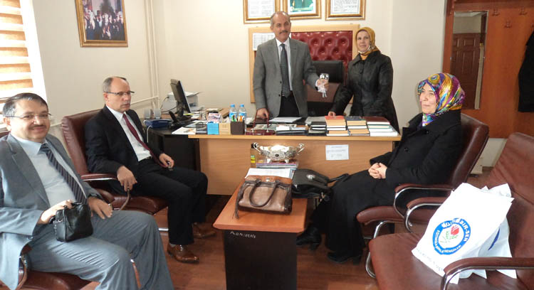 >Okullar Ziyaret Edilerek Eğitim Çalışanlarıyla Görüşüldü 