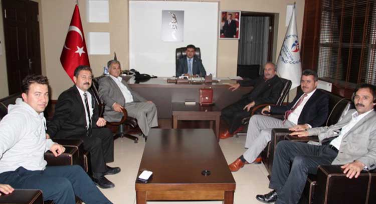 >Gençlik Hizmetleri ve Spor İl Müdürü Eskici'ye Ziyaret 