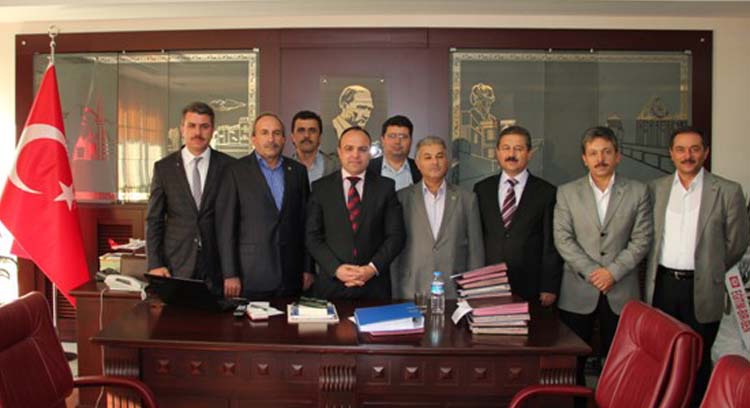 >Melikgazi Kaymakamı Erkaya Yırık'a Ziyaret 