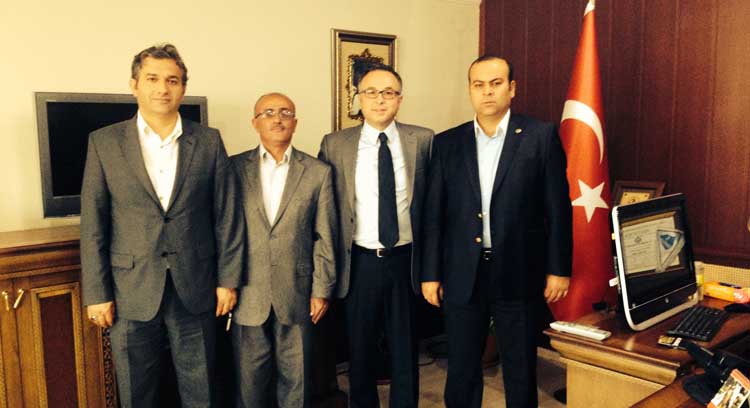 >Keskin Kaymakamı Özerk Ziyaret Edildi 